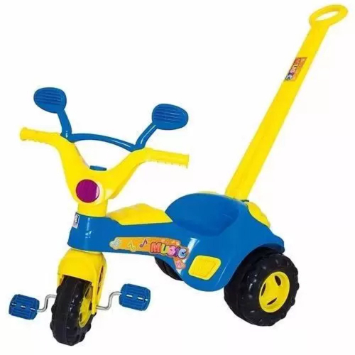 Triciclo Motoca Menina Baby Music Cotiplás 1802 - Mercadao do Real