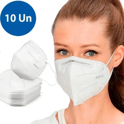 Kit 10 Máscaras Proteção Respiratória Pff2 N95 Reutilizável Menor preço em Kit 10 Máscaras Proteção Respiratória Pff2 N95 Reutilizável