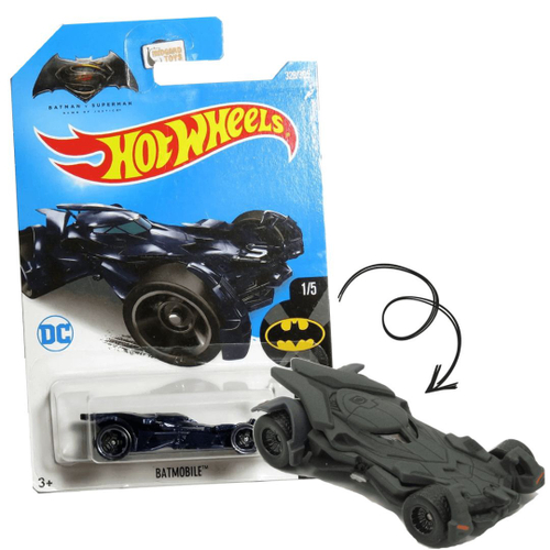 Hot wheels Batman vs Superman Batmobile Mattel DTY45 no Shoptime