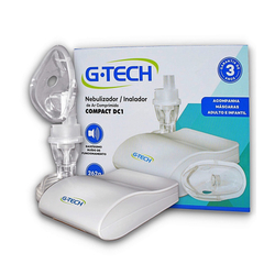 Nebulizador/Inalador de Ar Comprimido G-Tech Mod Compact DC1 Menor preço em Nebulizador/Inalador de Ar Comprimido G-Tech Mod Compact DC1