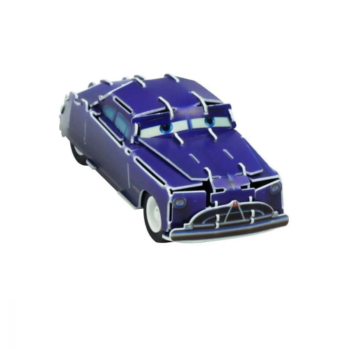 Quebra cabeca 3d carros disney doc hudson dtc