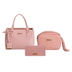 Kit duas bolsas femininas com carteira Menor preço em Kit duas bolsas femininas com carteira