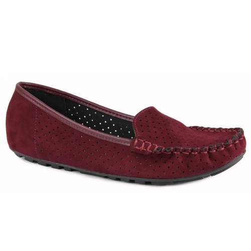 Mocassim feminino hot sale vinho