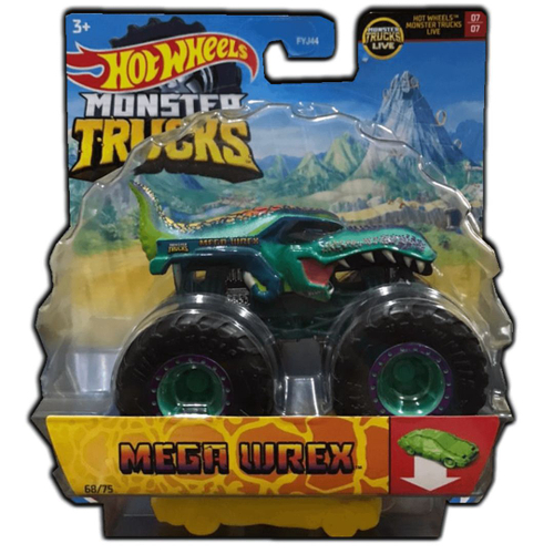 Carrinho Hot Wheels Monster Trucks Mega Wrex - Mattel - A sua Loja