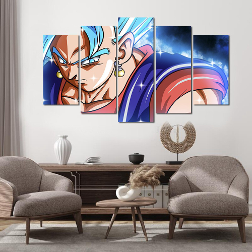 Quadro Decorativo Dragon Ball Goku Super Sayajin 2 Peça M23