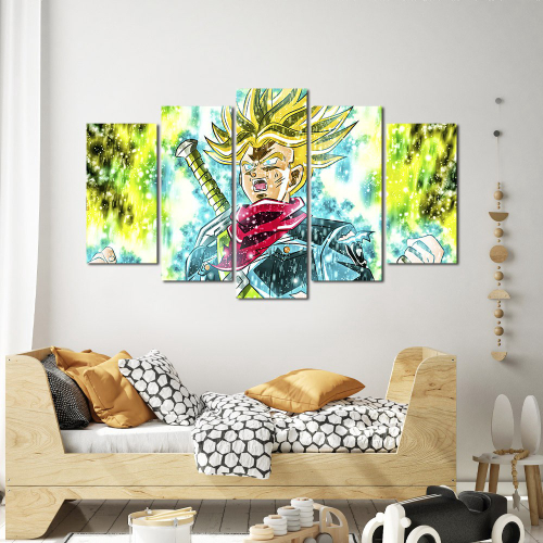 Quadro Decorativo Dragon Ball Goku Super Sayajin 5 Peça M21 no Shoptime