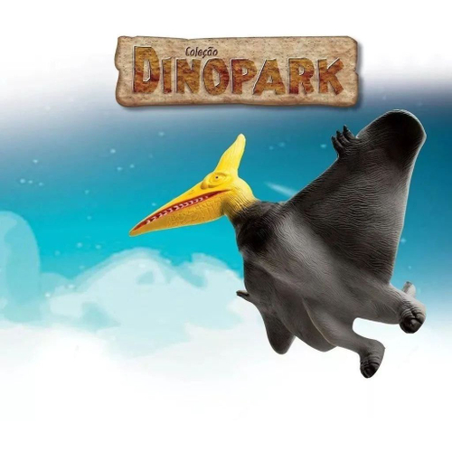 Brinquedo Dinossauro Pterodáctilo Dinopark 28cm Grande Vinil em