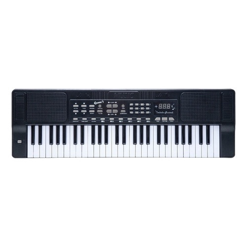 Teclado Musical Infantil Iniciantes c/ 54 Teclas + Microfone em