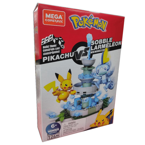 Blocos Mega Construx - Pokémon Batalha - Pikachu vs. Sobble - 124 Peças -  Mattel - superlegalbrinquedos