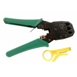 Alicate Crimpar Cabos Rj45 Rj12 Rj11 Telefonia Rede Menor preço em Alicate Crimpar Cabos Rj45 Rj12 Rj11 Telefonia Rede