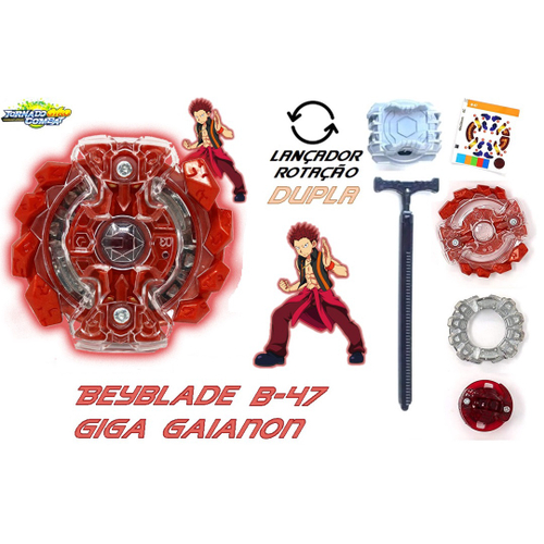 Kit 3 Beyblade Burst Elemento X + 2 Lançador C/ Suporte Grip