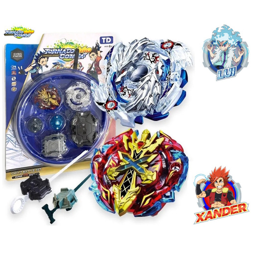 Beyblade Burst Alter Chronos C/ Super Lançador + Grip Ganhe Boneco