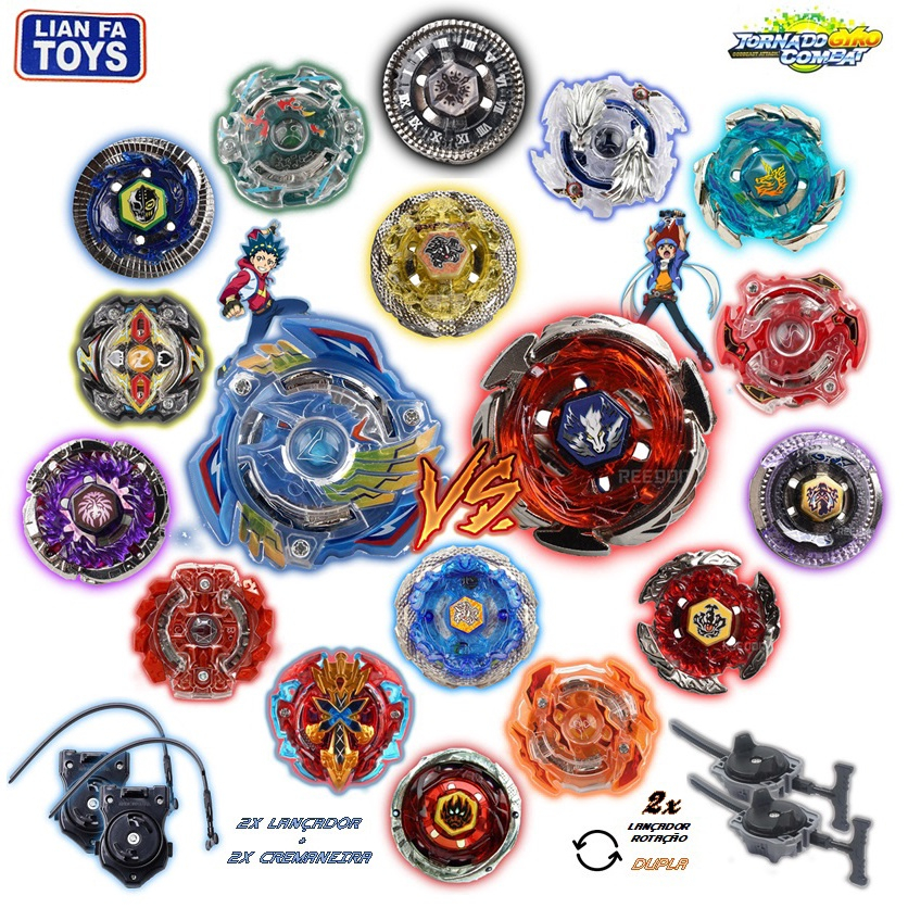 Beyblade Burst Sem Lançador Diversos Modelos Arena Metal Fusion