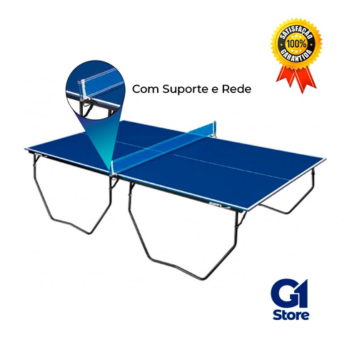 Mesa De Ping Pong Dobrável com Rodízio MDP15mm Klopf 1007 em Promoção na  Americanas