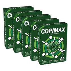 Papel sulfite 210X297 A4 C/500 fls copimax c/ 5 pacotes Menor preço em Papel sulfite 210X297 A4 C/500 fls copimax c/ 5 pacotes