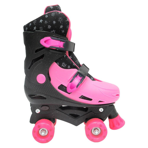 Patins Roller Radical 4 Rodas Ajustável Com Freio - Dm Toys Em Promoção ...