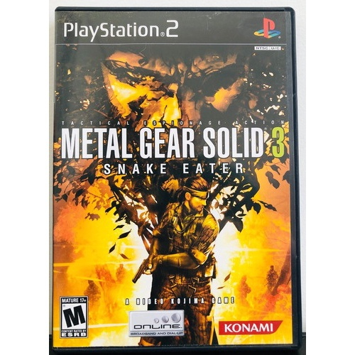 Jogo/cd Playstation 2 Original: Metal Gear Solid 3 - Ps2 -mf em