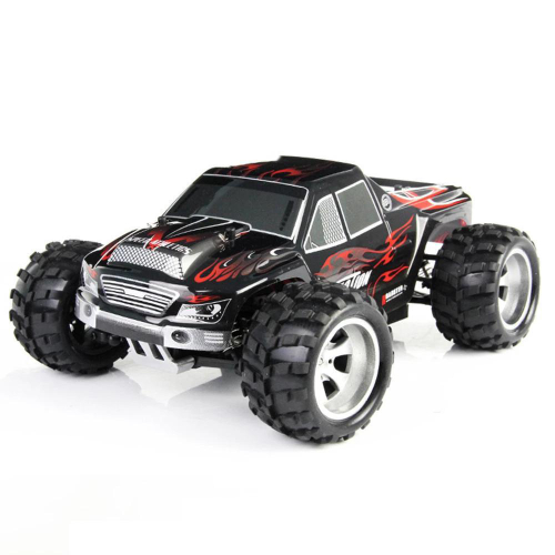 Carrinho de Controle Remoto Off Road 4WD RC Brushed Truck Elétrico 