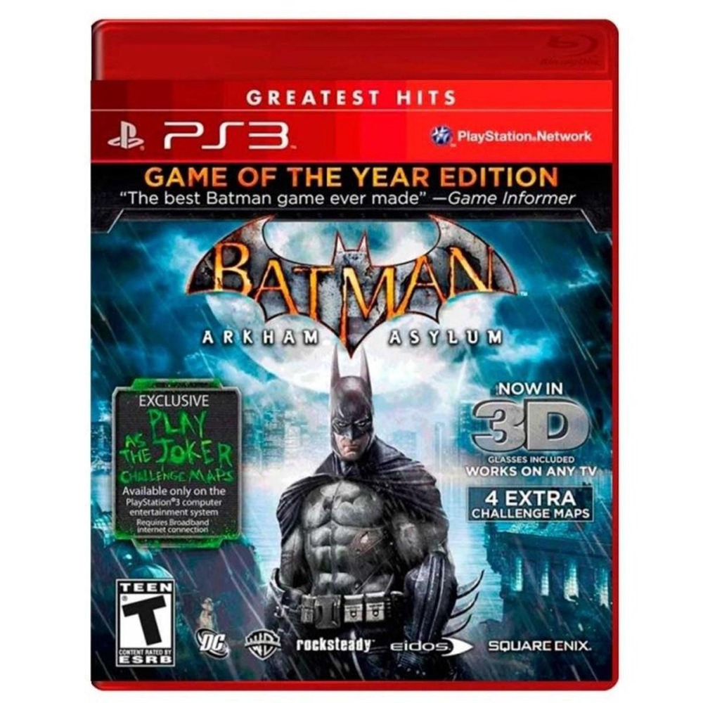 Jogo Batman Arkham Asylum Goty - Xbox 360 - Rocksteady - Outros