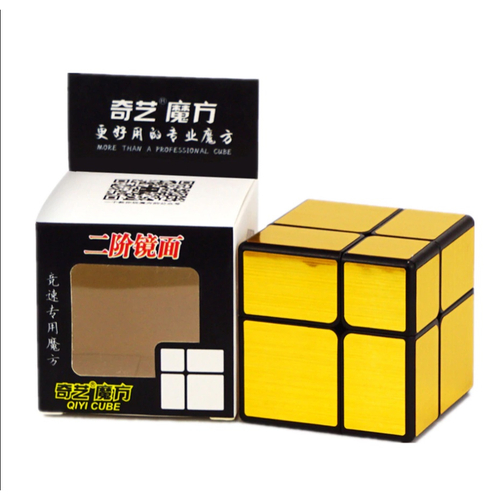 CUBO MÁGICO ESPELHADO 2X2 DOURADO