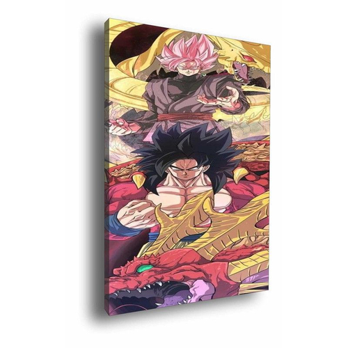 Quadro Decorativo Poster Game Dbz Desenho Goku em Promoção na Americanas