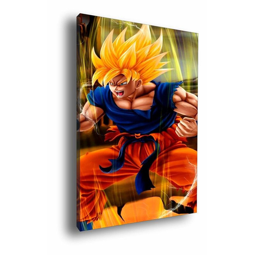 Quadro Decorativo Desenhos Dragon Ball Z Goku no Shoptime