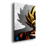 Quadro Decorativo Dragon Ball Z Goku Sayajin 2 Peças M13 no Shoptime