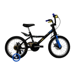 Bicicleta infantil aro 16 Jack Pirabike Btwin preta-azul 16 Menor preço em Bicicleta infantil aro 16 Jack Pirabike Btwin preta-azul 16