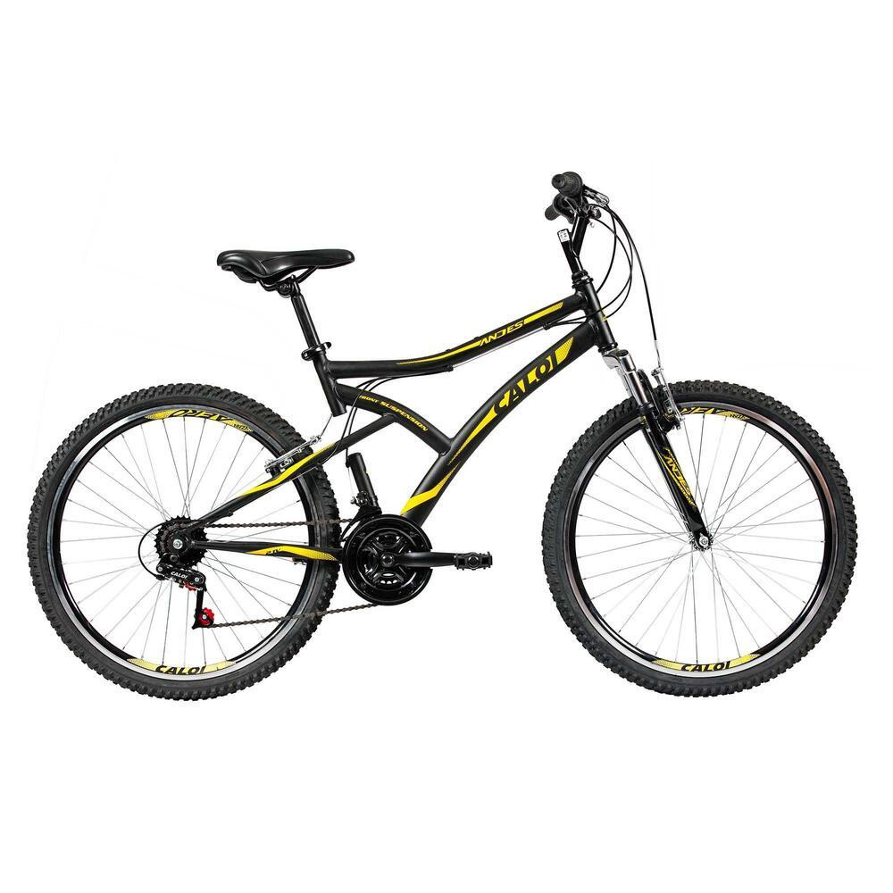 Bicicleta Caloi Andes Aro 26 preto unico