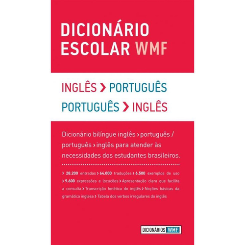 Dicionário Escolar Wmf Inglês Português Português Inglês No Shoptime