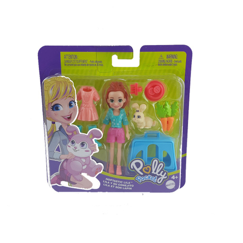 Boneca Polly Pocket Lila Com Bichinho - Mattel Gdm11