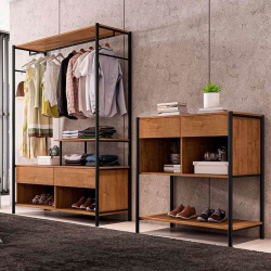Guarda Roupas Closet Aberto Bcl Com Cômoda Casal Sv Pr De é boa?