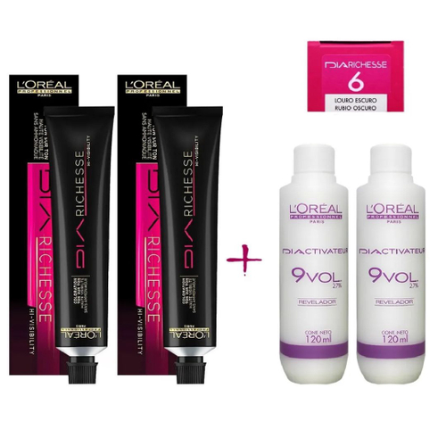 Tonalizante Richesse+revelador 9vol 120ml Loréal Cor Escolha