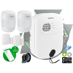 Kit Alarme Liga Pelo Celular + 2 Infra + 2 Mag Sirene Manual Menor preço em Kit Alarme Liga Pelo Celular + 2 Infra + 2 Mag Sirene Manual