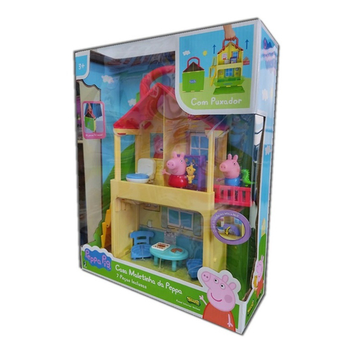 Brinquedo Maletinha Casa Da Peppa Pig Infantil E Acessórios em