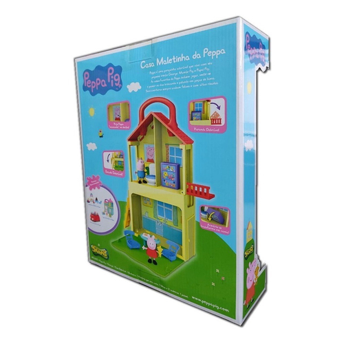 Casa Maletinha Pons' Play Da Peppa Peppa Pig Jazwares Sunny - Pirlimpimpim  Brinquedos