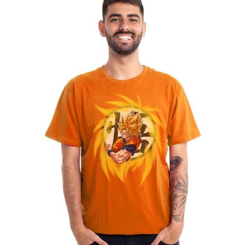 Short Feminino - Dragon Ball - Goku Criança - Laranja (89) no Shoptime