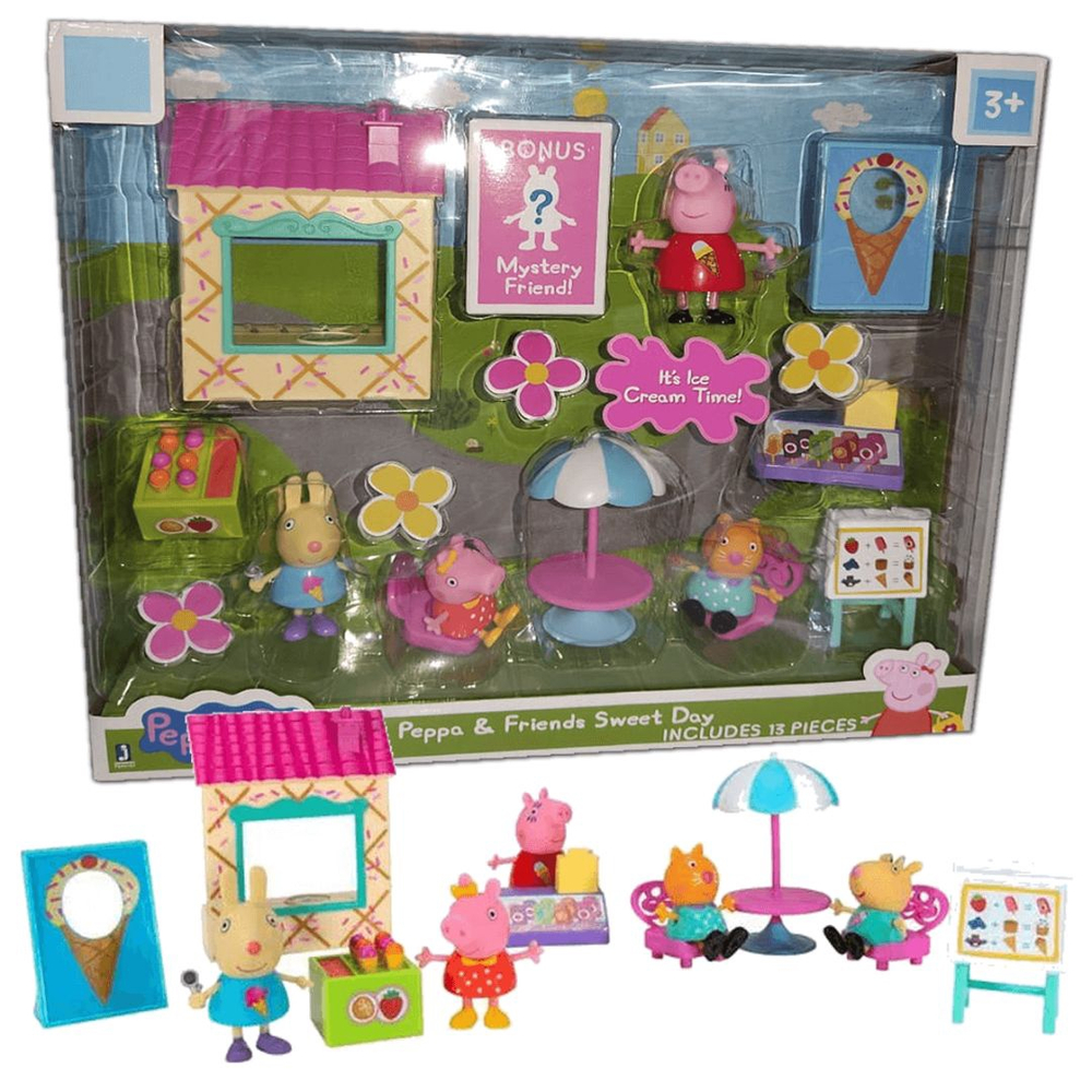 Playset Peppa Pig e Friends - Hora de Brincar - Sunny