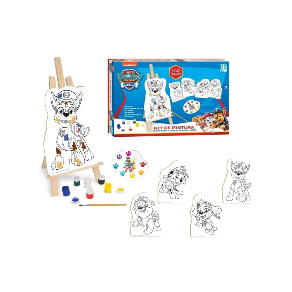 Jogo Infantil Brinquedo Kit Pintura Patrulha Canina - TudodeFerramentas -  Levando Praticidade ao seu Dia a Dia