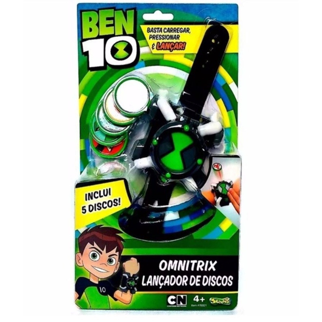 Ben 10 - Omnitrix Lançador de Discos - Sunny na Americanas Empresas