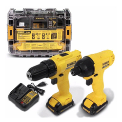Combo dewalt DCK201C2 - Furadeira DCD700 e Parafusadeira DCF805 12v + 2 Baterias + Carregador Bivolt é boa?
