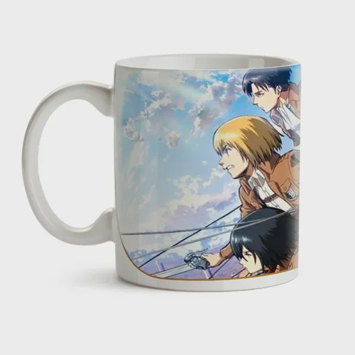 Caneca Attack on Titan Personagens