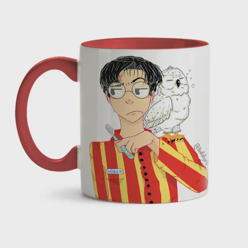 Kit almofada e caneca harry potter pijama toddyris em Promoção na