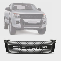 Grade Ford Ranger Raptor 2013 2014 2015 2016 Preta Menor preço em Grade Ford Ranger Raptor 2013 2014 2015 2016 Preta