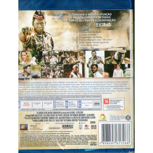 Bluray O Último Rei Da Escócia Forest Whitaker em Promoção Ofertas na Americanas Bluray O Último Rei Da Escócia Forest Whitaker em Promoção Ofertas na Americanas