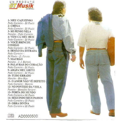 Musicas Peao Carreiro e Ze Paulo - Peão Carreiro E zé Paulo Cd Completo 