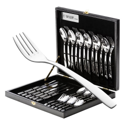 Faqueiro 30 Peças Aço Inox London 79992 - Wolff Menor preço em Faqueiro 30 Peças Aço Inox London 79992 - Wolff