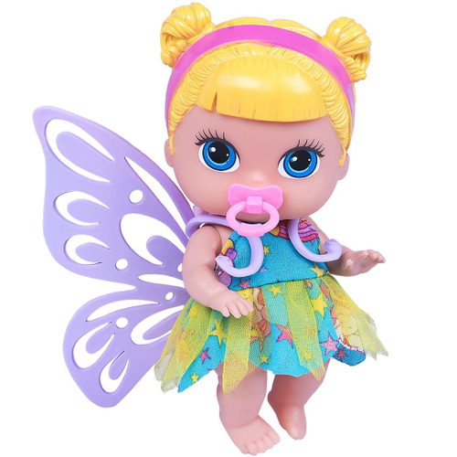 Bebe Reborn Menina Fada Madrinha Real Boneca bk Morena Princesa no Shoptime