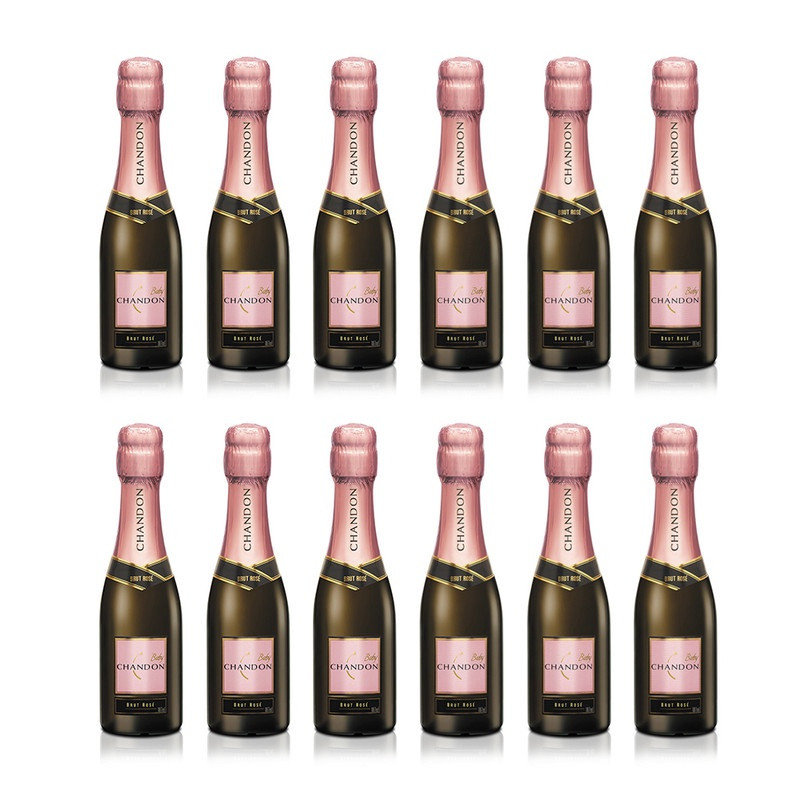 Kit 12 Espumantes Baby Chandon Brut Rosé 187Ml | Submarino