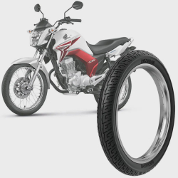 Pneu Moto Honda Cg Titan Rinaldi Aro 18 2.75-18 42p Dianteiro BS32 é boa?